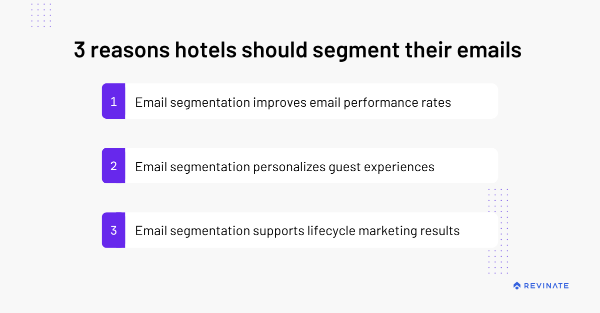 3 reasons why hotels should prioritize email segmentation - Revinate