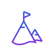 value-grounded Mountain top icon