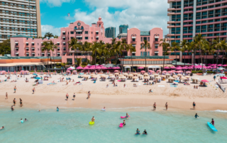 Beachside hotel property