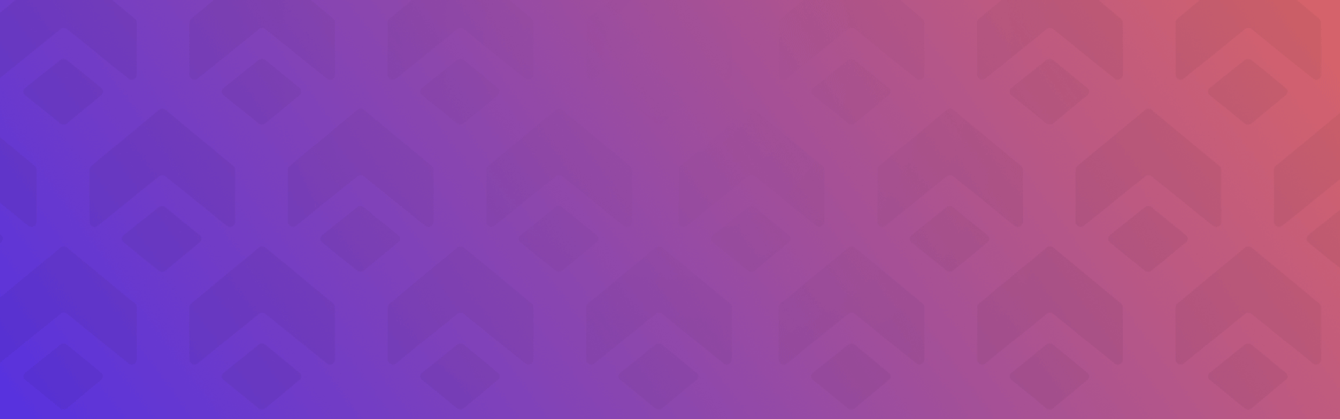 Revination-Hero-1-1920×600 Pattern created by Revinate logo that starts as blue on the left and transitions to pink on the right.