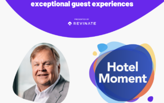 Hotel Moment logo with a headshot of Paul Hitselberger.