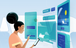 An animated depiction shows a guest deciding where to book.