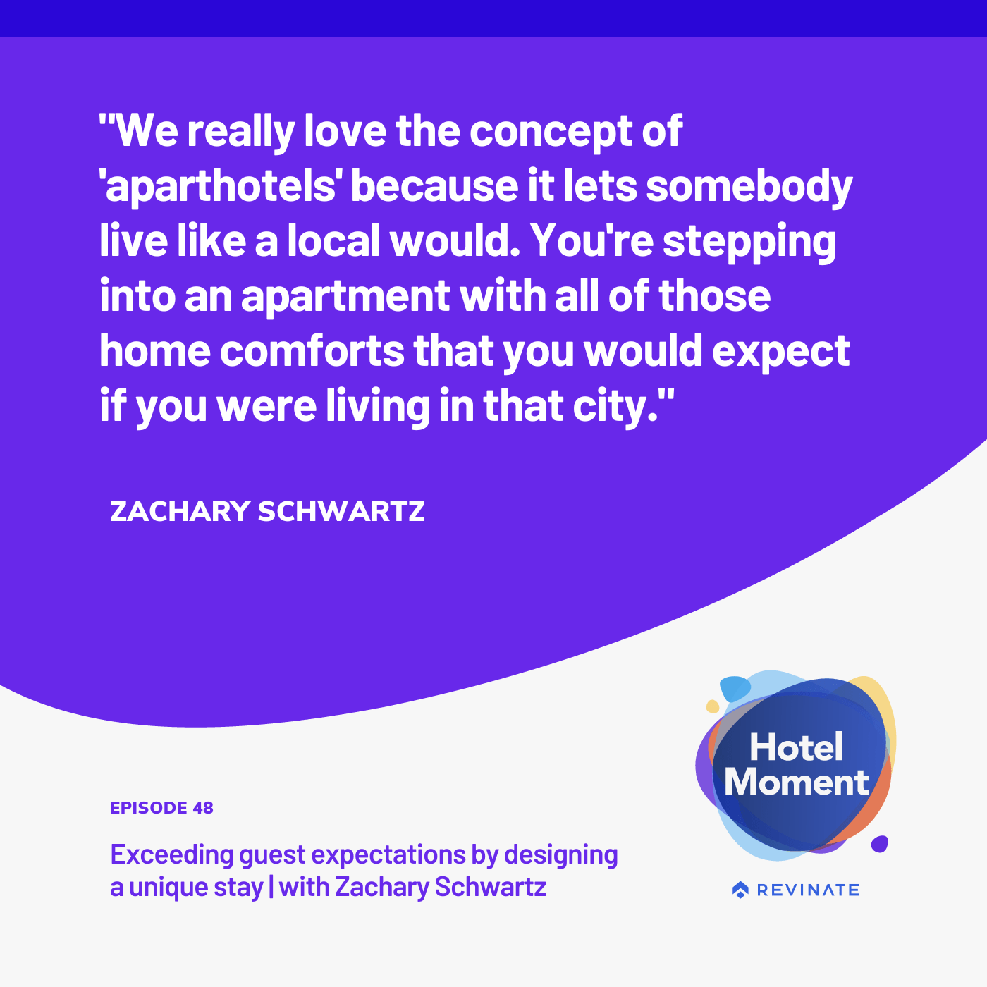 Hotel Moment episode #48 quote graphic about living live a local. Hotel Moment episode #48 quote graphic about living live a local.