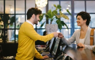 Hotel Front Desk Interaction