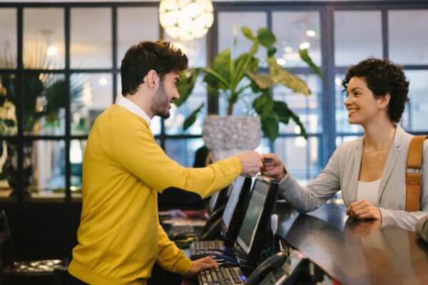 Hotel Front Desk Interaction