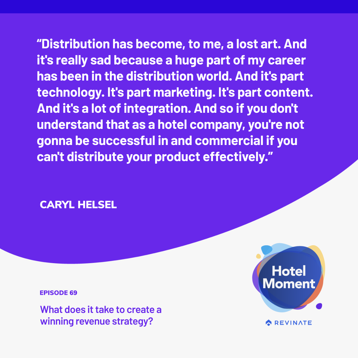 Hotel Moment episode #69- Technology helps achieve your endgame quote Hotel Moment episode #69- Technology helps achieve your endgame quote