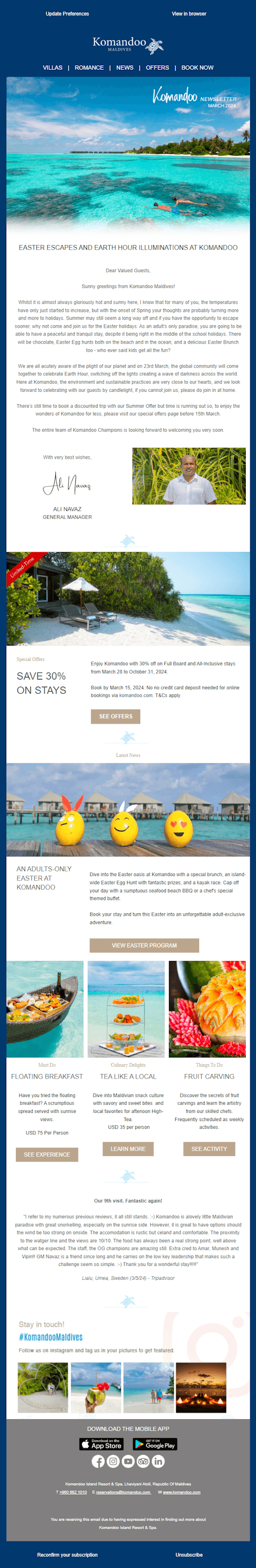 Komandoo Easter Escapes
