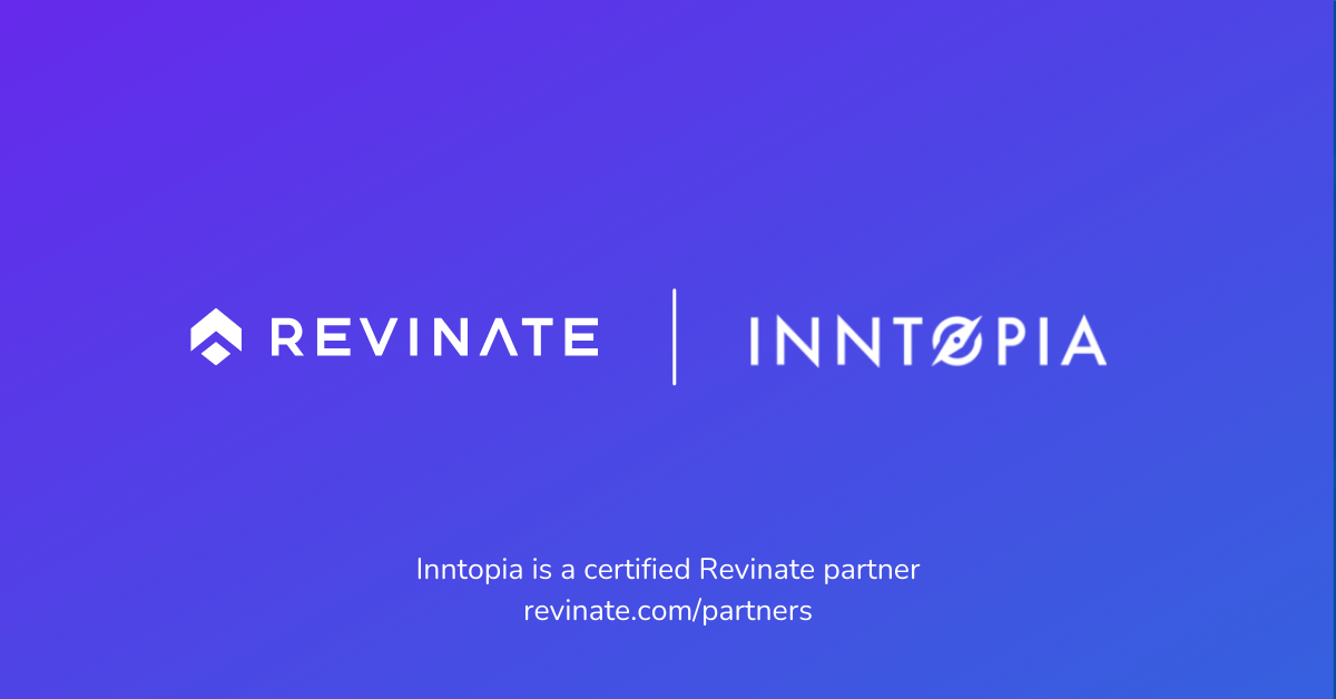 This is a certified partner composite logo showing Revinate and Inntopia logos.