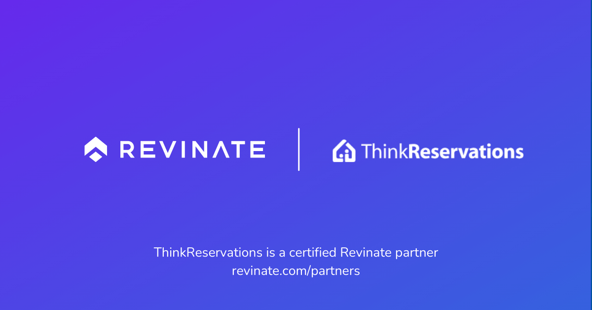 This is a certified partner composite logo showing Revinate and ThinkReservations logos.