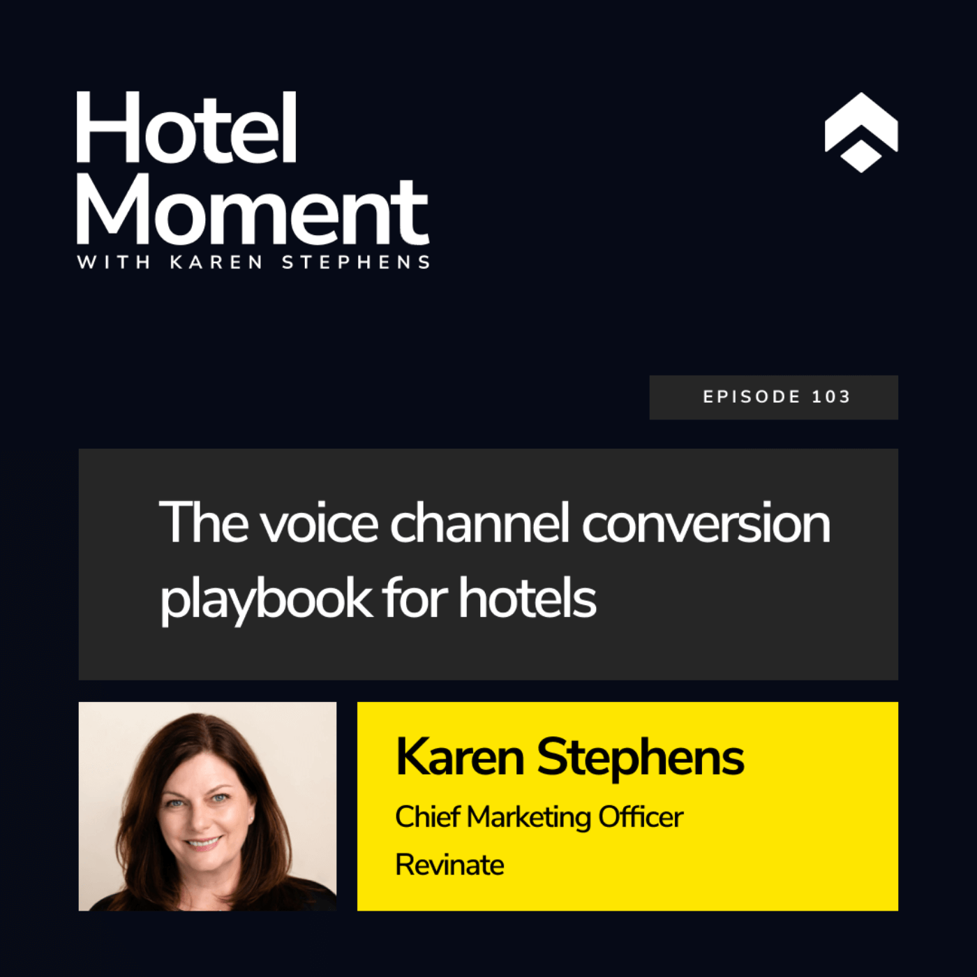 Karen Stephens, Revinate CMO, AI generated podcast