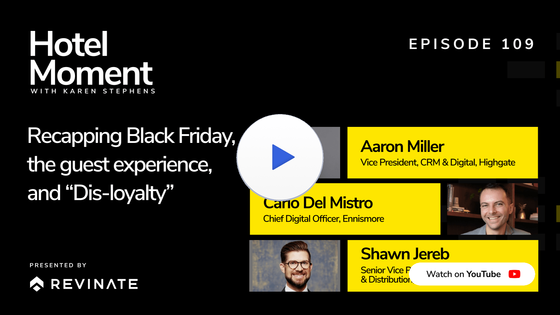 Hotel Moment Episode #109, Carlo Del Mistro YouTube thumbnail