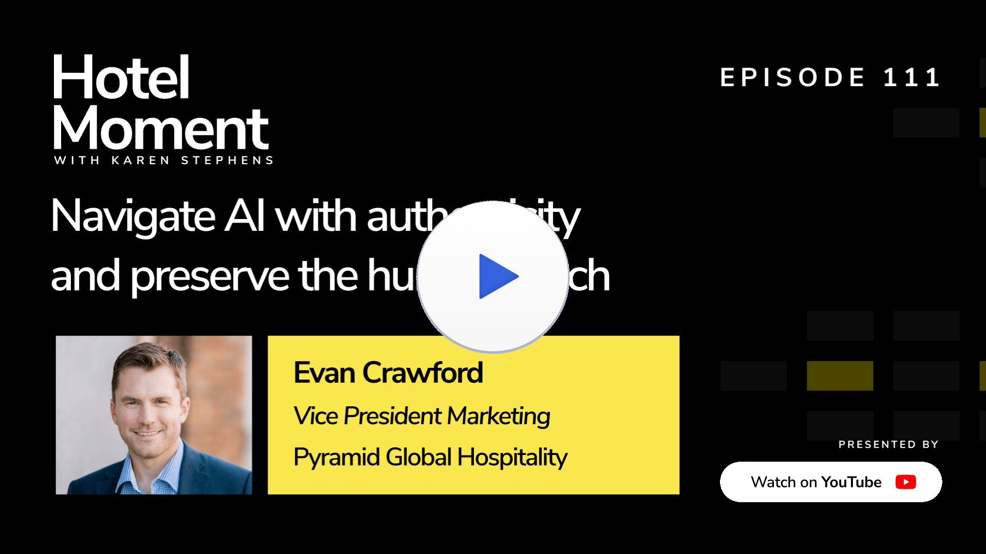 Hotel Moment Episode #111, Evan Crawford YouTube thumbnail