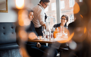 Hotel restaurant server