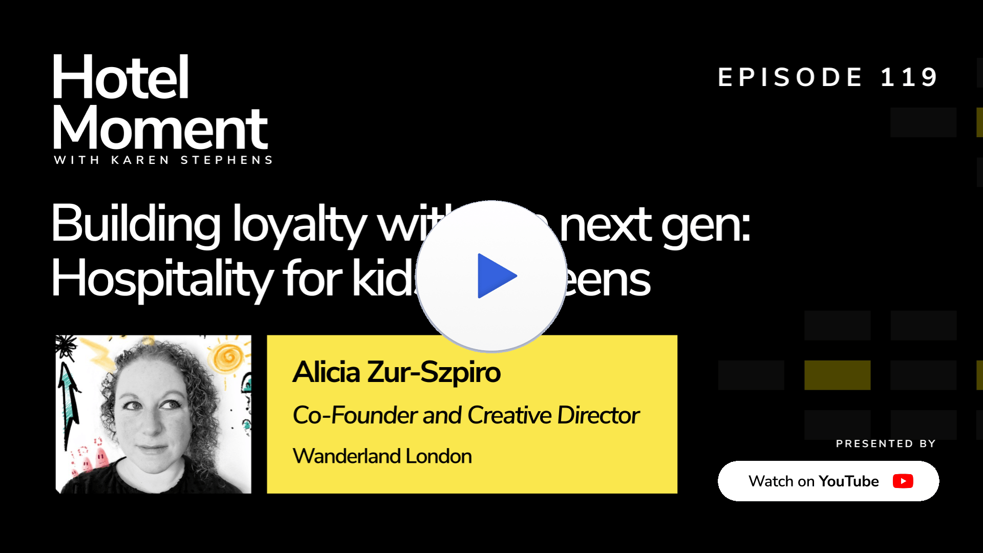 Hotel Moment ep 119 Alicia Zur-Szpiro, Co-founder and Creative Director of Wanderland London YouTube thumbnail