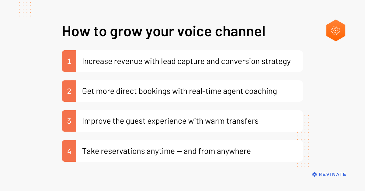 4 ways to grow your voice channel in hospitality - Revinate