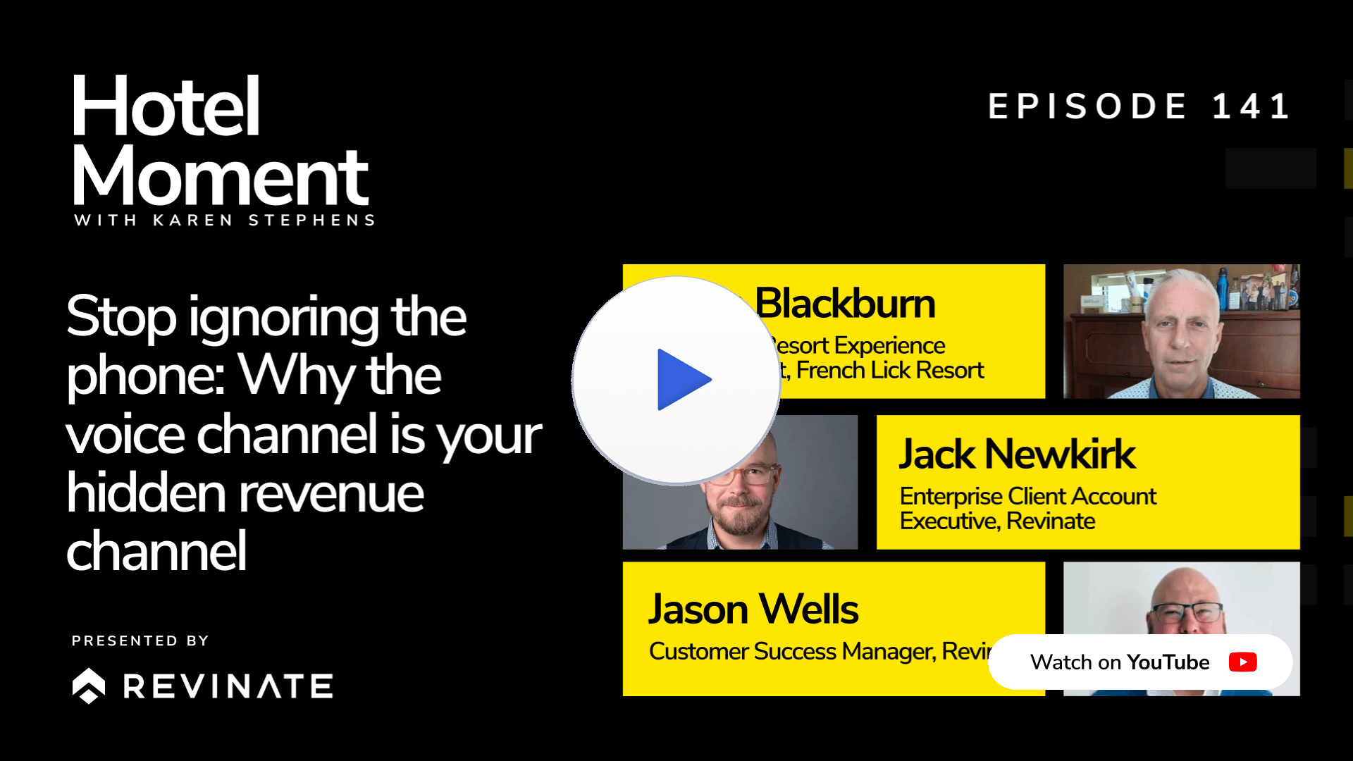 Hotel Moment ep 141 Stop ignoring the phone: Why the voice channel is your hidden revenue channel YouTube thumbnail