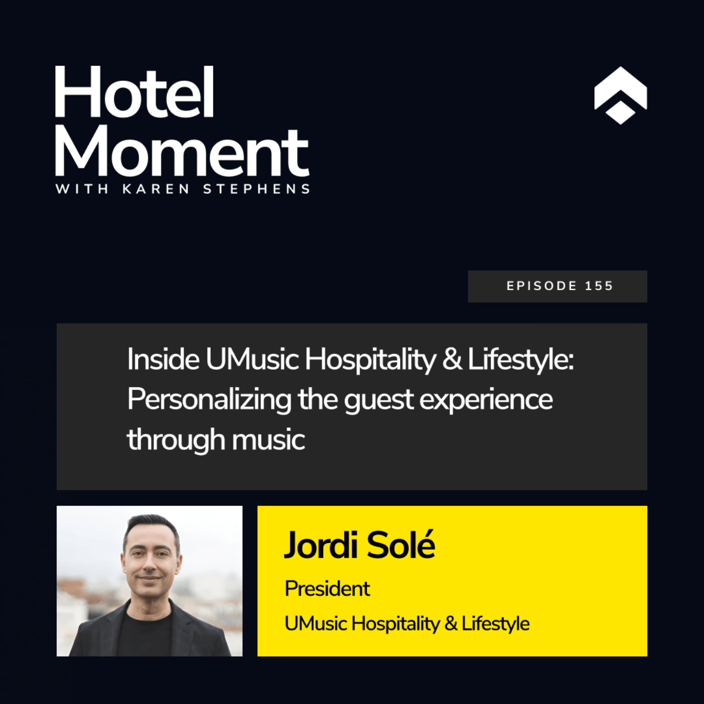 Jordi Sole, President of UMusic Hospitality & Lifestyle