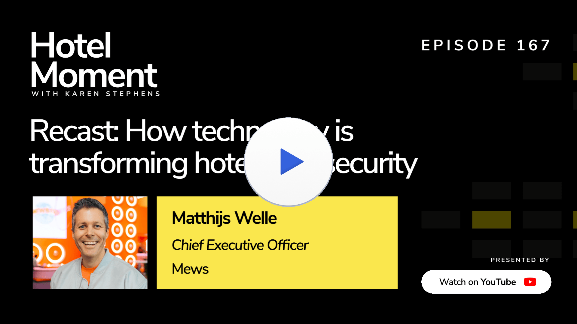 Hotel Moment ep 167 Matthijs Welle, CEO of MEWs YouTube thumbnail
