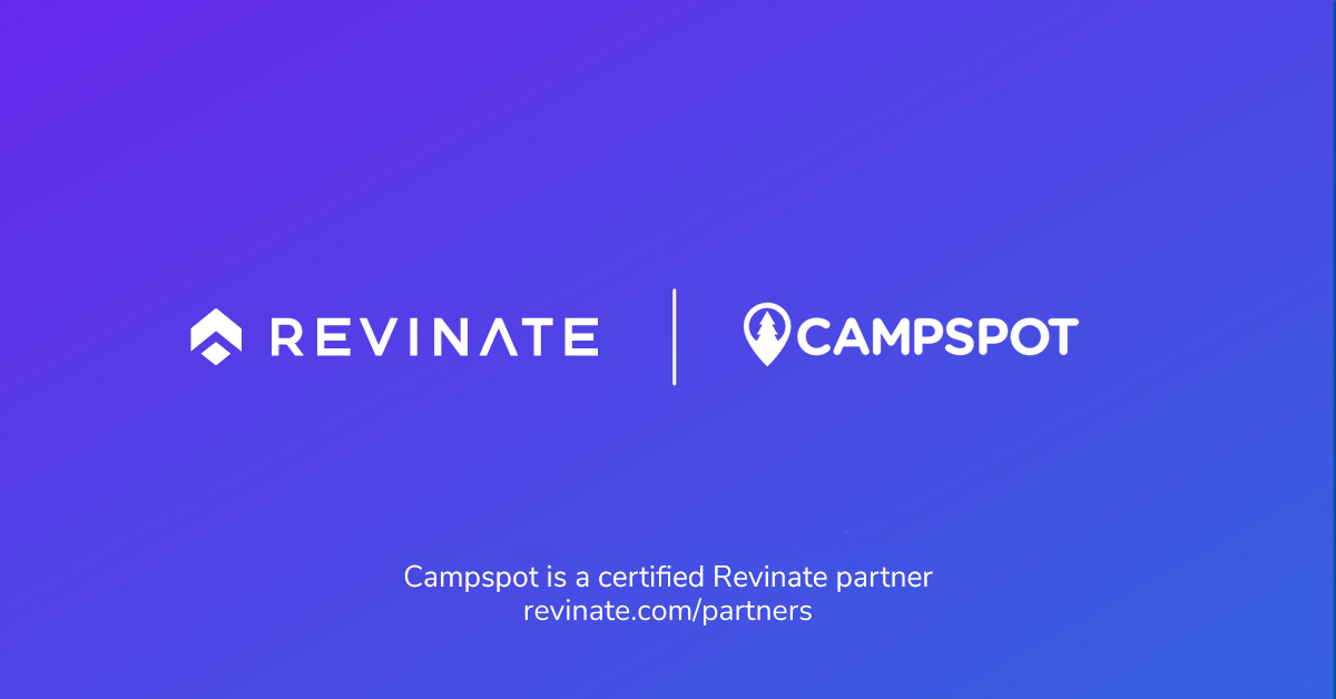 This is a certified partner composite logo showing Revinate and Campspot logos.