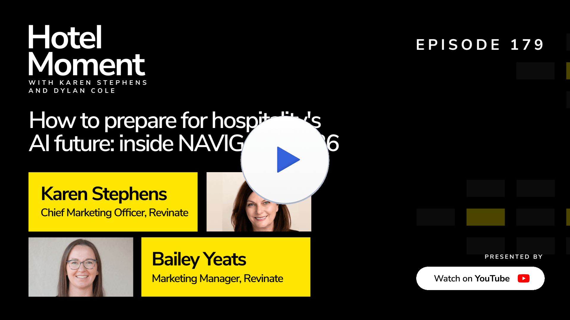Episode 179 How to prepare for hospitality's AI future: inside NAVIGATE 2026 YouTube thumbnail