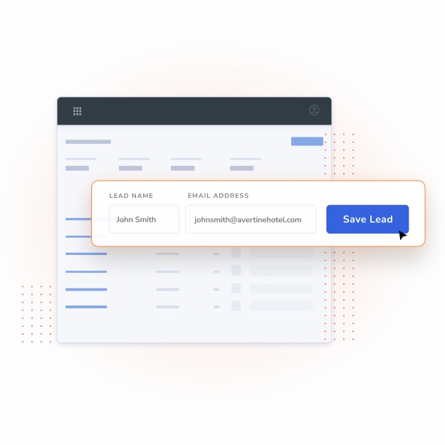 ressales–LeadGrowth Composite of Reservations Sales user interface guest information.