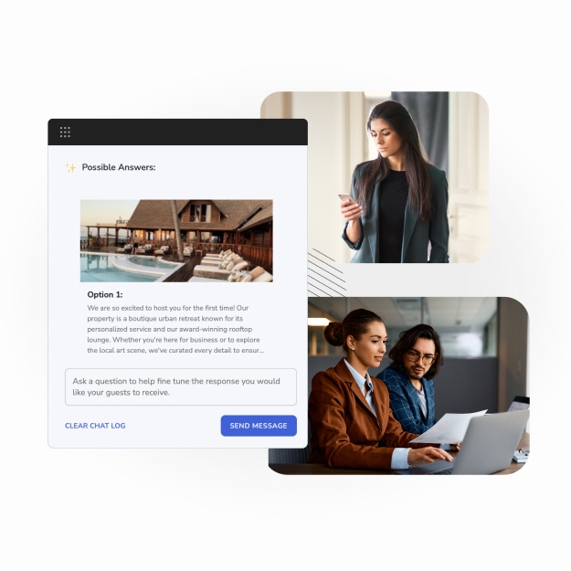 vault–brand_answers Composite illustrating responses to guests