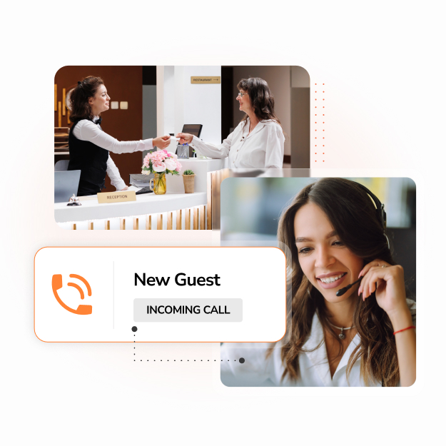 Hotelier concierge help guests