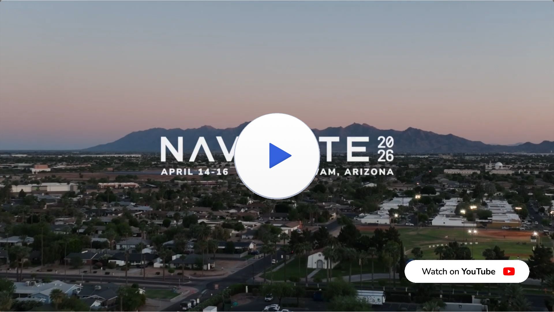 NAVIGATE 2026 Phoenix YouTube thumbnail