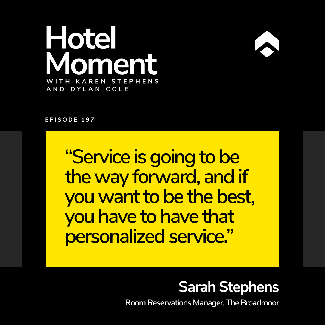 Hotel Moment ep 197: Webinar - Building relationships through reservations quote