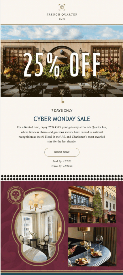 French Quarter Inn BFCM