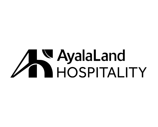 Ayala Land Hospitality logo black and white