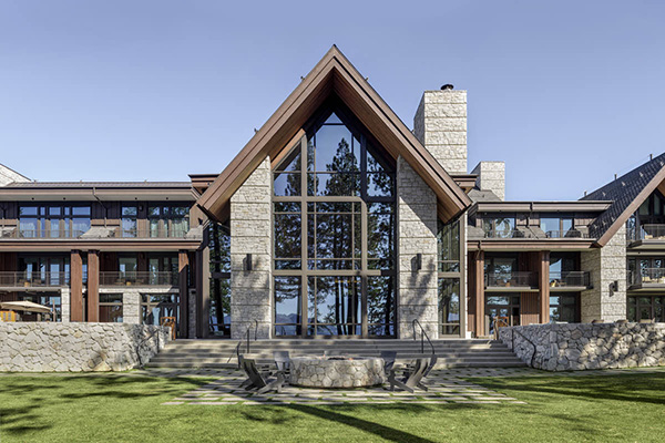 Edgewood Tahoe exterior fire pit