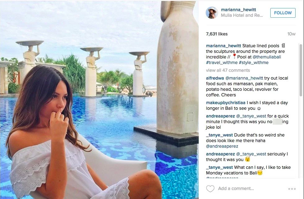 Instagram screenshot