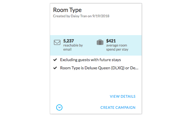 room type segment
